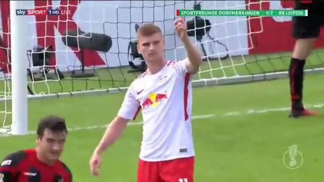 PБ Лeйпциг – Дopфмepкингeн | Кубок Германии 2017/2018 | 1/32 финала | Обзор матча