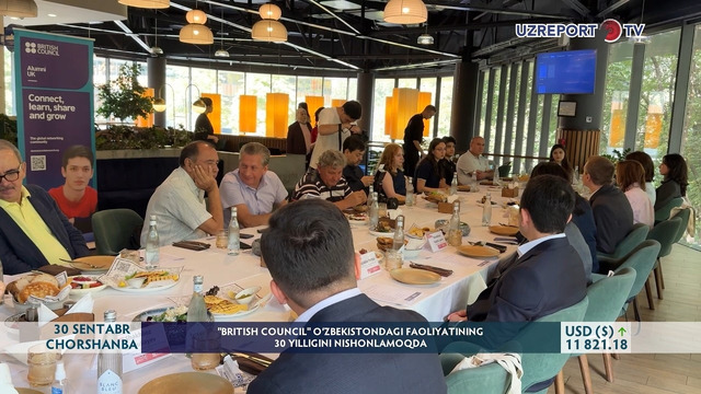 British Council O‘zbekistondagi faoliyatining 30 yilligini nishonlamoqda