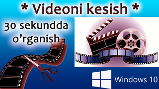 Video kesish video qirqish videoni kesish montaj qilish