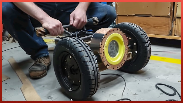 Man Builds a High Power Fat Tyres Electric Scooter | DIY Project by @hennybutabi