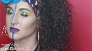 Макияж Джалалова Лилия ( стиль "Африка" ) модель Мария