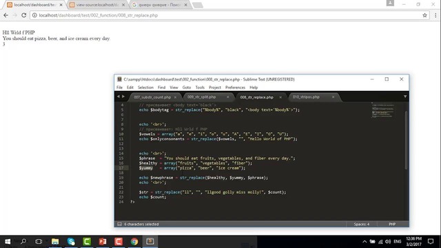 9. Строковые функции(PHP Starter)