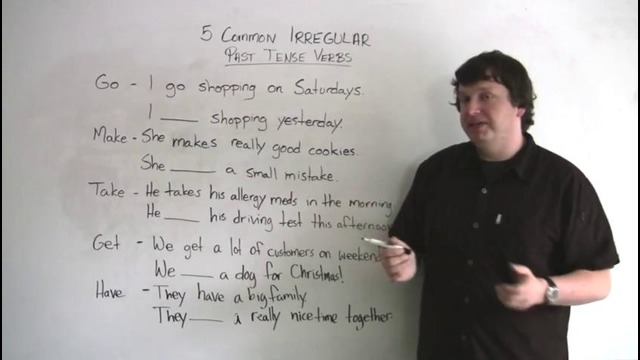 Common Irregular Past Tense Verbs