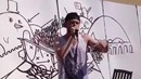 Reeps One performs for THTC and Freshly Made Markets at Brick Lane