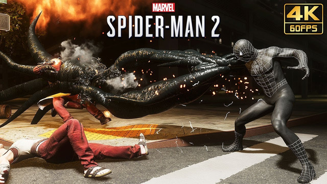 (PS5) Spider-Man 2 – Tobey Black Sam Raimi Joins Venom Scene | Next-Gen Ultra Graphics[4K 60FPS HDR]