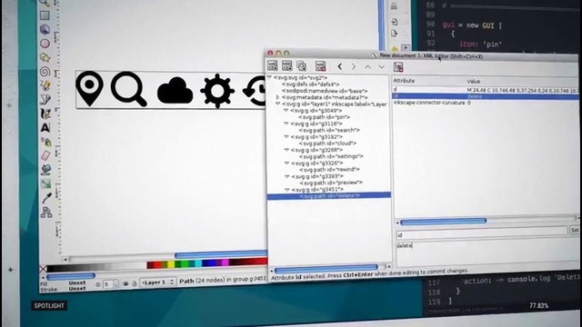 Spotlight 01 — Node.js Express.js Gulp.js Snap.svg Segment 1 x264