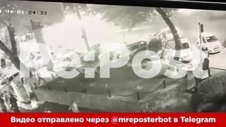 Девушка на Captiva влетела в автомобили возле Prime Time в Ташкенте