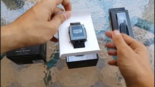 Pebble Steel 250$ Black с Металическим ремешком. Новые