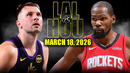 Хьюстон Рокетс – Лос-Анджелес Лейкерз | НБА | Обзор матча за 2026-03-19
