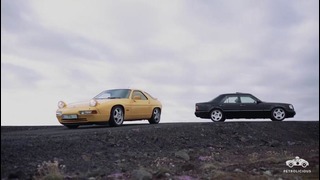 Легенды: Mercedes E500 W124 "Волк" и Porsche 928. V8 Fetish