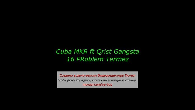 Cuba MKR ft Qrista -16 problem Termez