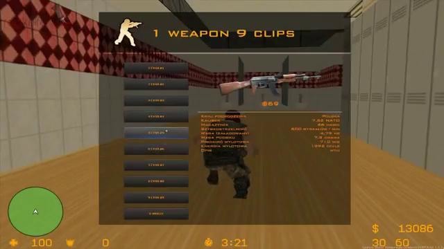 Counter Strike- RenderWare test #1 – custom weapon clips GTA MTA
