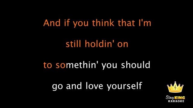 Justin Bieber – Love Yourself (Karaoke Version)