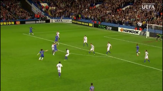 Великолепный гол Давида Луиза с 28 метров UEFA.TV