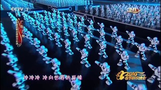 Танец 540 роботов на Китайский Новый год
