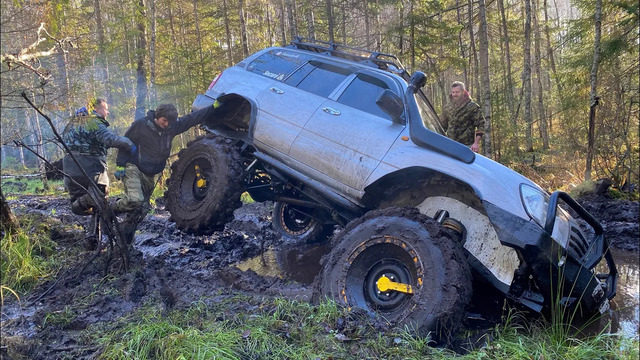 OffroadSPB. ГАЗ 66 против наших монстров! Даже TLC105 на 45 не может без лебёдки