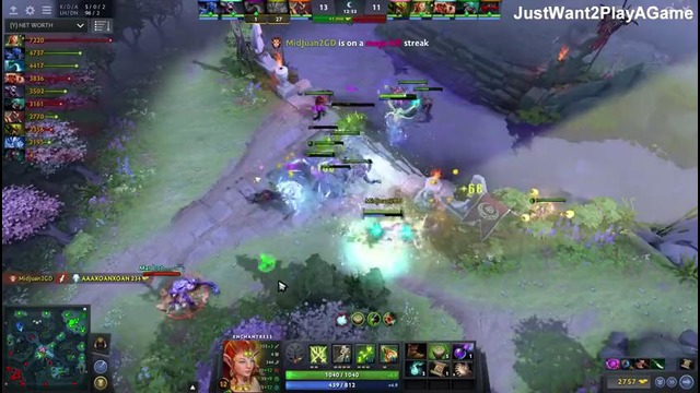 Dota 2 MidOne Enchantress Full Item Carry – 4 vs 5 Hard Game