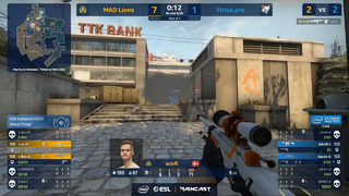 Virtus.pro vs Mad Lions [Map 1, Overpass] (Best of 3) IEM Katowice 2020Groups Stage