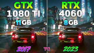 RTX 4060 vs GTX 1080 Ti – Test in 8 Games | 1440p