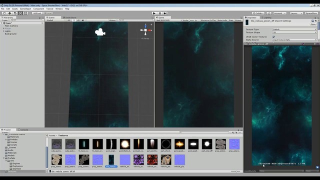 5. space shooter – orqa fon