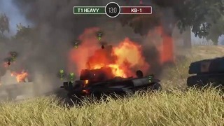 Танкомахач №24 – КВ-1 против T1 Heavy – от ARBUZNY и TheGUN [World of Tanks