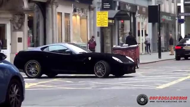 The Famous Fuzzy Ferrari 599 in London