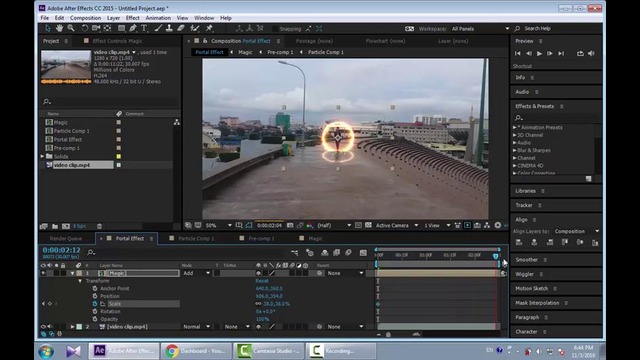 Adobe After Effects Beginner Tutorials – Doctor Strange Film Portal Effect