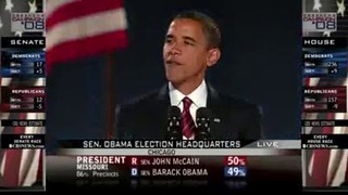 Президент Барак Обама. Победная речь, Вашингтон, США