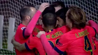 Deportivo 0-4 FC Barcelona La Liga 18/01/2015
