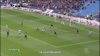 Манчестер Сити 2-0 Вест Хэм Английская Премьер Лига 2014-15 33-й тур Обзор матча