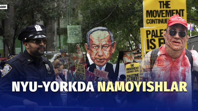 BMT qarshisida namoyishlar davom etmoqda