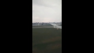 Шокирующая посадка пассажирского самолета в киевском аэропорту