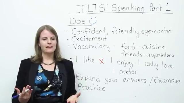 IELTS Speaking Task 1 – How to get a high score