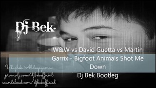W&W vs David Guetta vs Martin Garrix – Bigfoot Animals Shot Me Down (Dj Bek Bootleg)