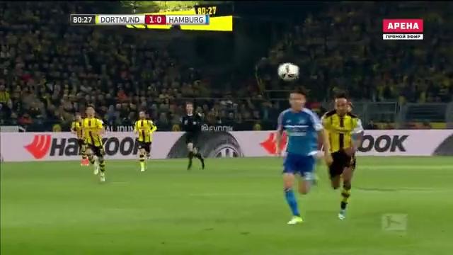 Боруссия Д – Гамбург | Чемпионат Германии 2016/17 | 27-й тур | Обзор матча