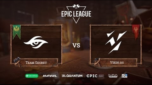 EPIC League Season 2 – Team Secret vs Vikin.gg (Game 1, Groupstage)