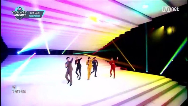 ShiNee- 1 of 1 m countdown comeback stage