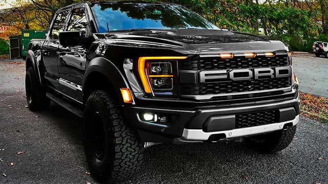 2023 Ford F-150 Raptor Black – interior and Exterior Details (Wild Truck)