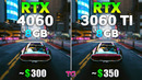 RTX 4060 vs RTX 3060 Ti – Test in 10 Games