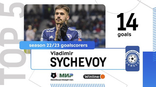 Vladimir Sychevoy | All goals from the first part of the 22/23 season
