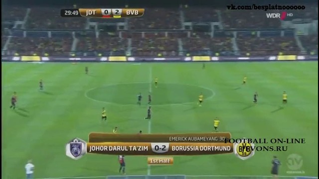 Borussia Dortmund 6-1 Johor Southern Tigers