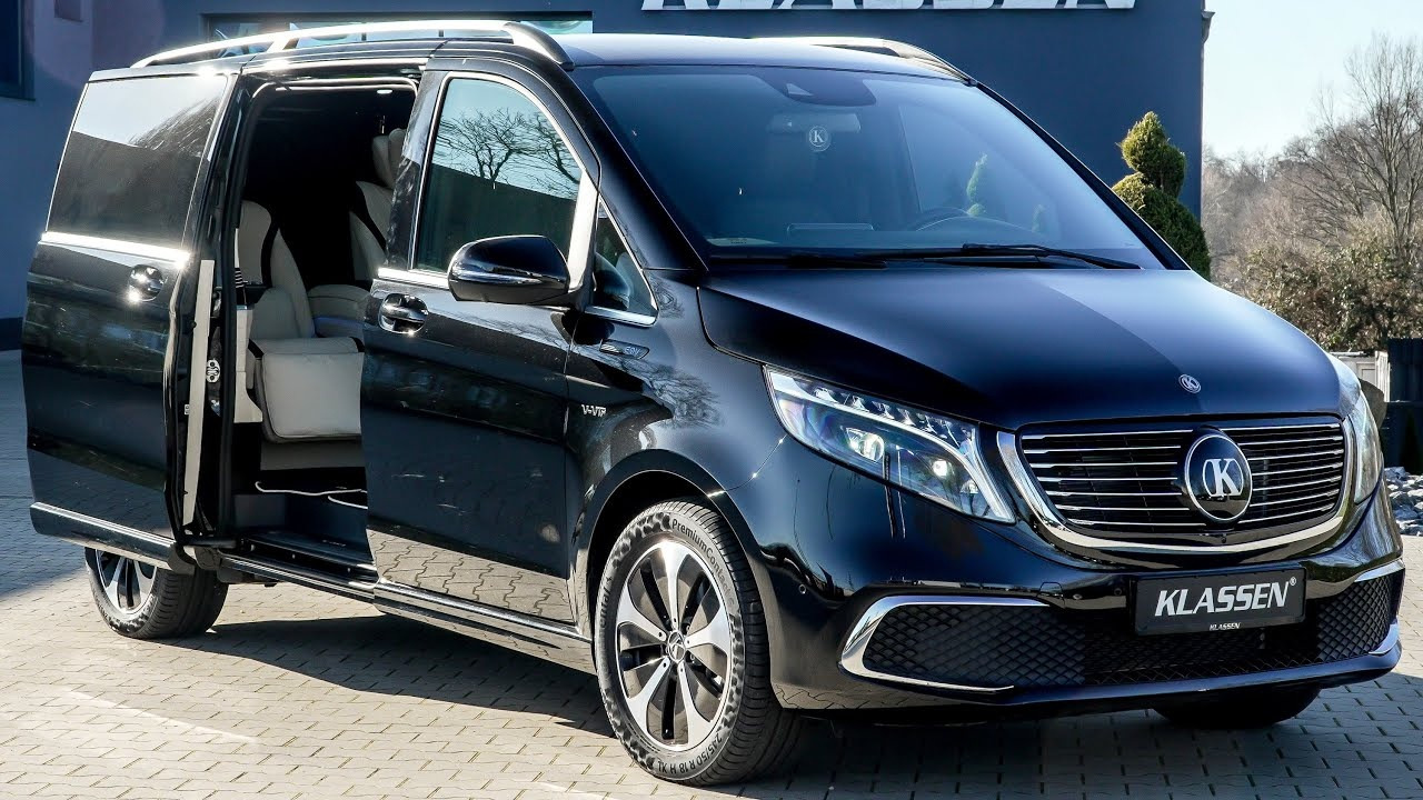 2023 Vip Black Mercedes V300 Luxury Van In Detail Mover Uz