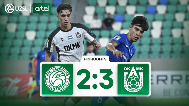 Superliga 12-tur. Navbahor – OKMK bahsida kiritilgan gollar va xavfli vaziyatlar (Highlights)