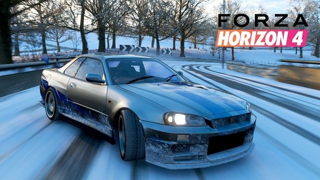 Как получить nissan skyline gtr r34 в forza horizon 4