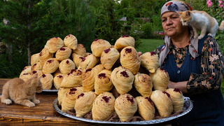 Making Chudu: Traditional Azerbaijani Meat Pastry Recipe