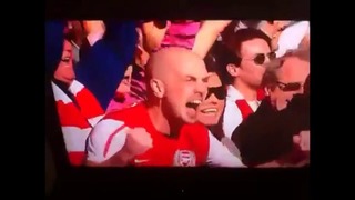 Вот как радуются фанаты Арсенала когда побеждают Тоттенхэмa!! (by ArsenaL FC)