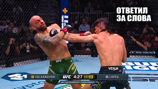 ДИКИЙ РАЗНОС! Полный Бой Алекс Волкановски VS Диего Лопес 2 UFC 325 Alex Volkanovski – Diego Lopes