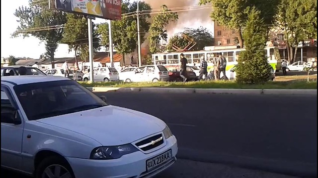 Пожар около рисового базара 20.05.14 (Короткая съемка)