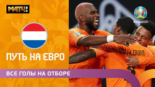 Все голы сборной Нидерландов в отборочном цикле ЕВРО-2020