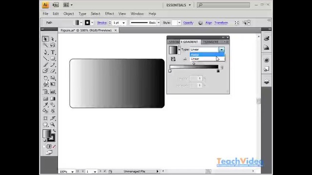 36. Adobe Illustrator CS4 Градиентная заливка в Иллюстраторе (Gradient Illustrator); создание градиентной заливки